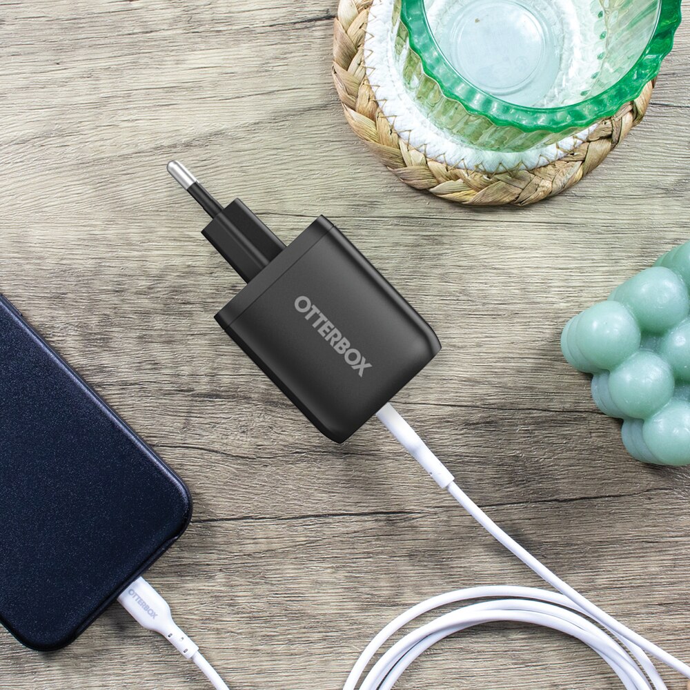 Vægoplader USB-C Dual Port 65W Black