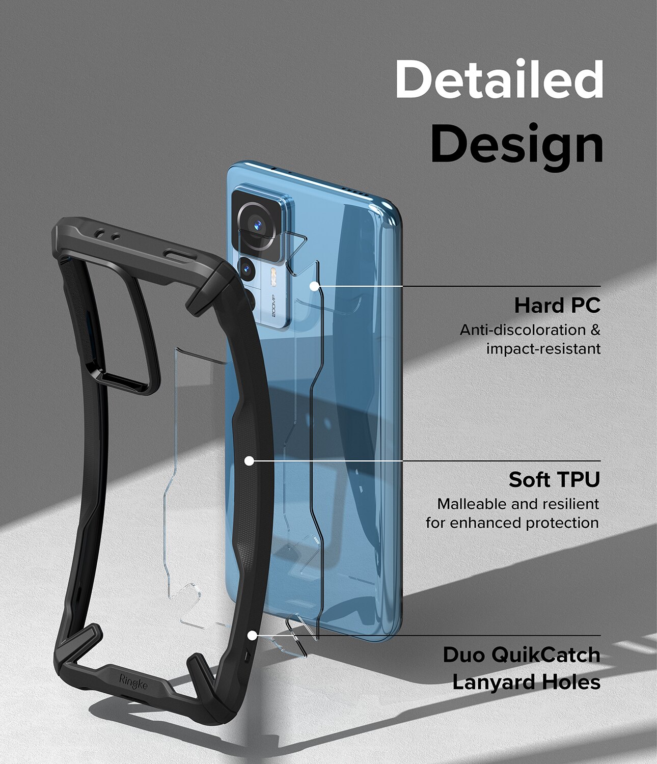 Fusion X Case Xiaomi 12T/12T Pro Sort