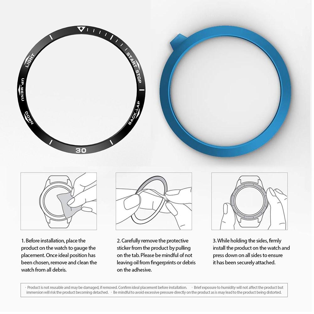 Ramme Garmin Fenix 5/5 Plus sort