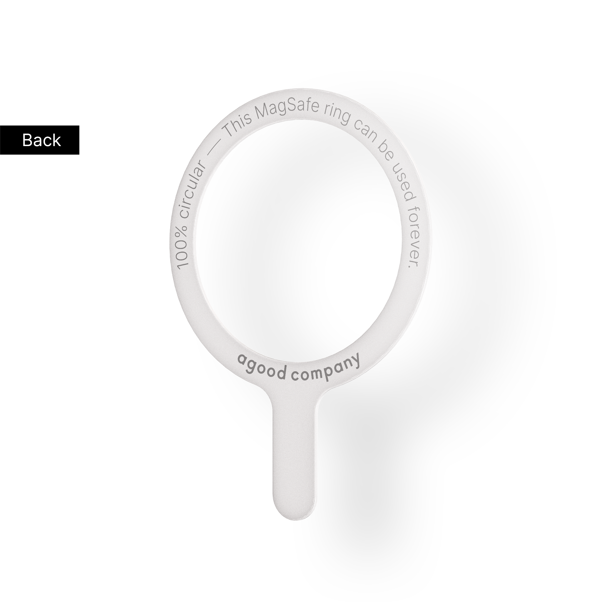 Afmonterbar MagSafe-ring, hvid