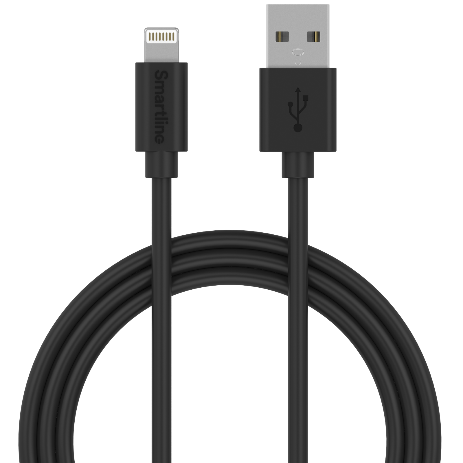 USB Cable Lightning 3m sort