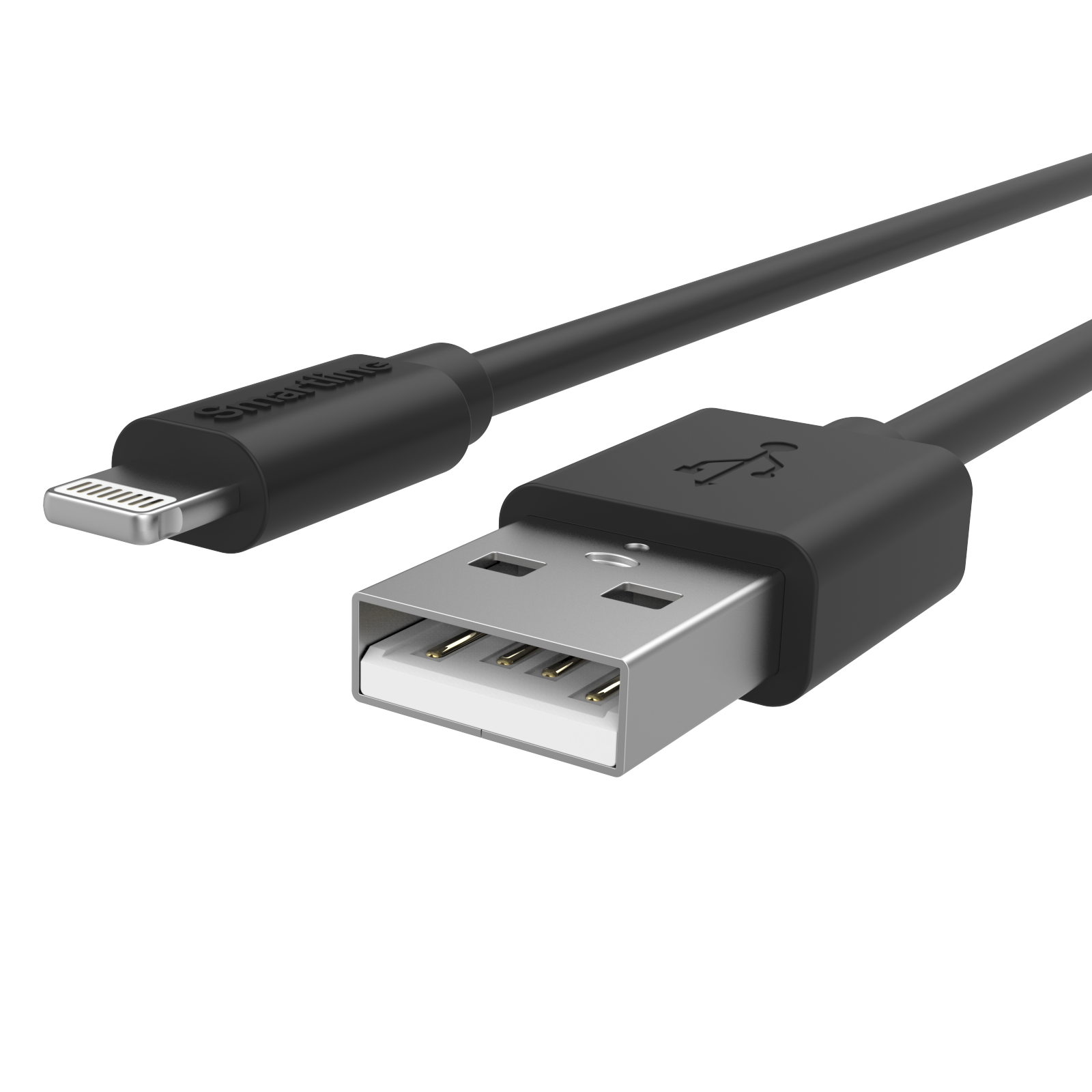 USB Cable Lightning 3m sort