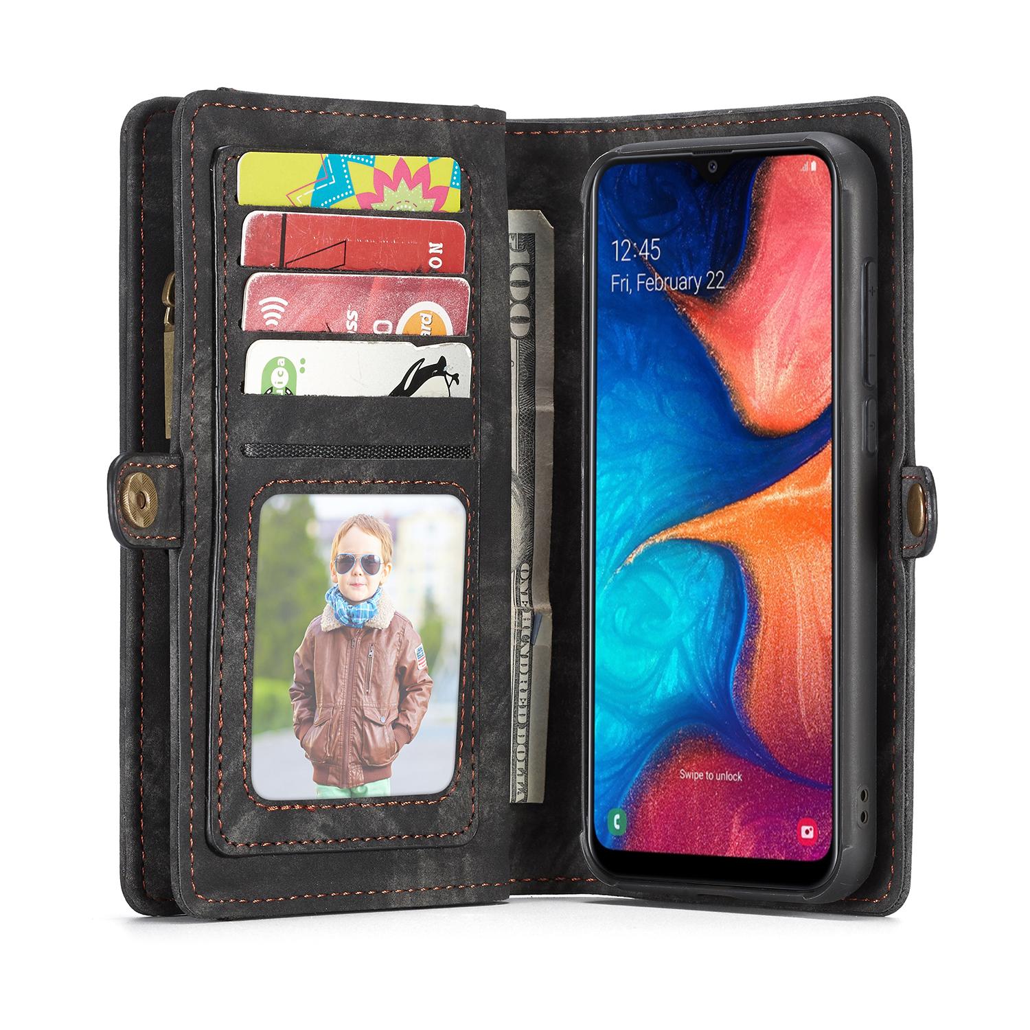 Multi-slot Mobiltaske Samsung Galaxy A20e Grå