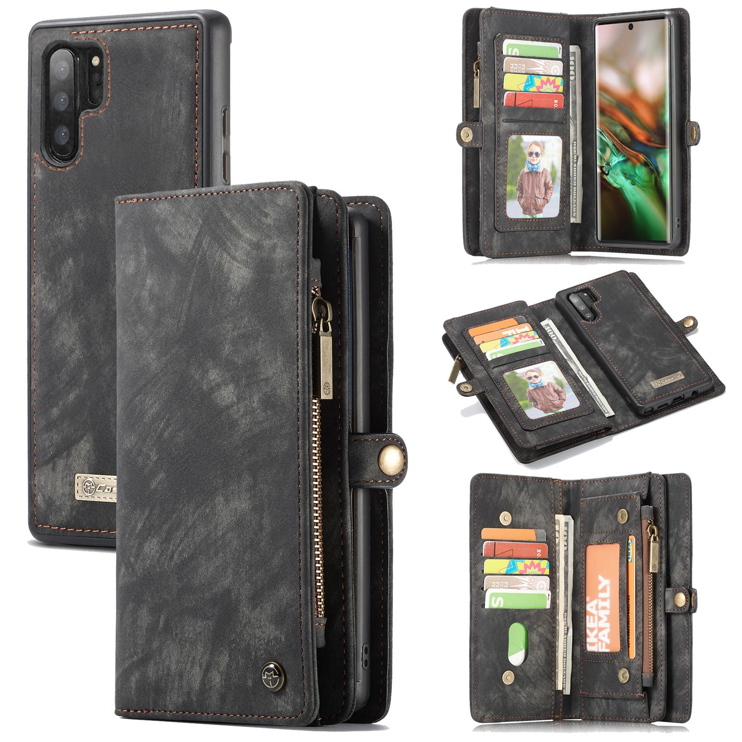 Multi-slot Mobiltaske Samsung Galaxy Note 10 Plus Grå