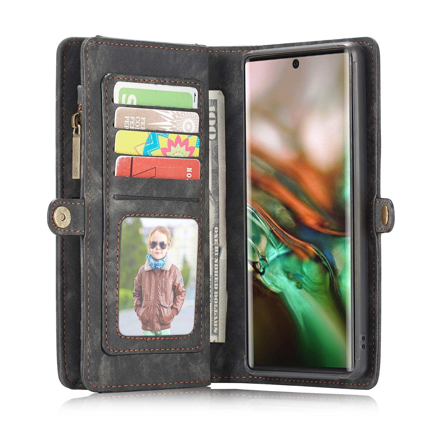 Multi-slot Mobiltaske Samsung Galaxy Note 10 Plus Grå