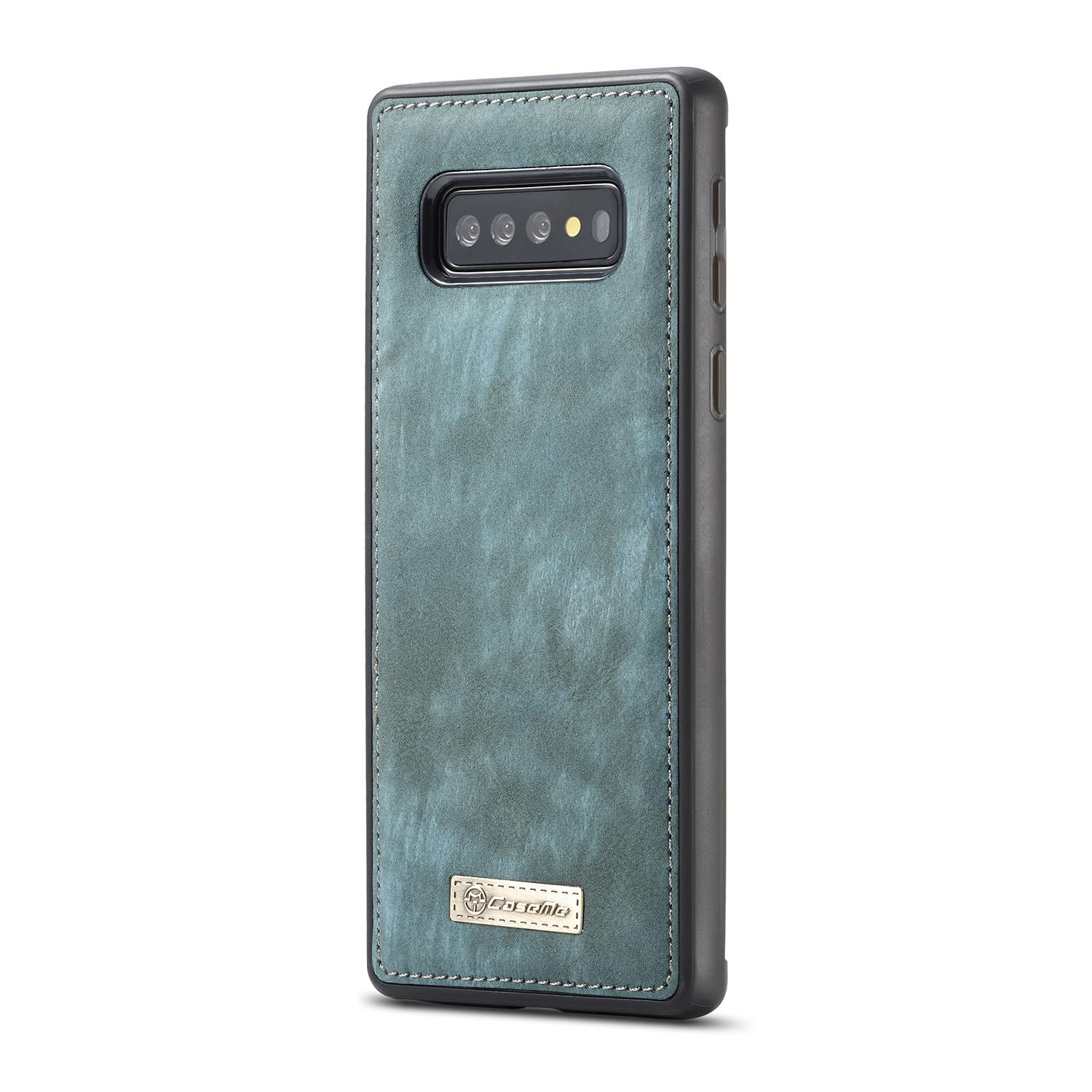 Multi-slot Mobiltaske Samsung Galaxy S10 Plus Blå