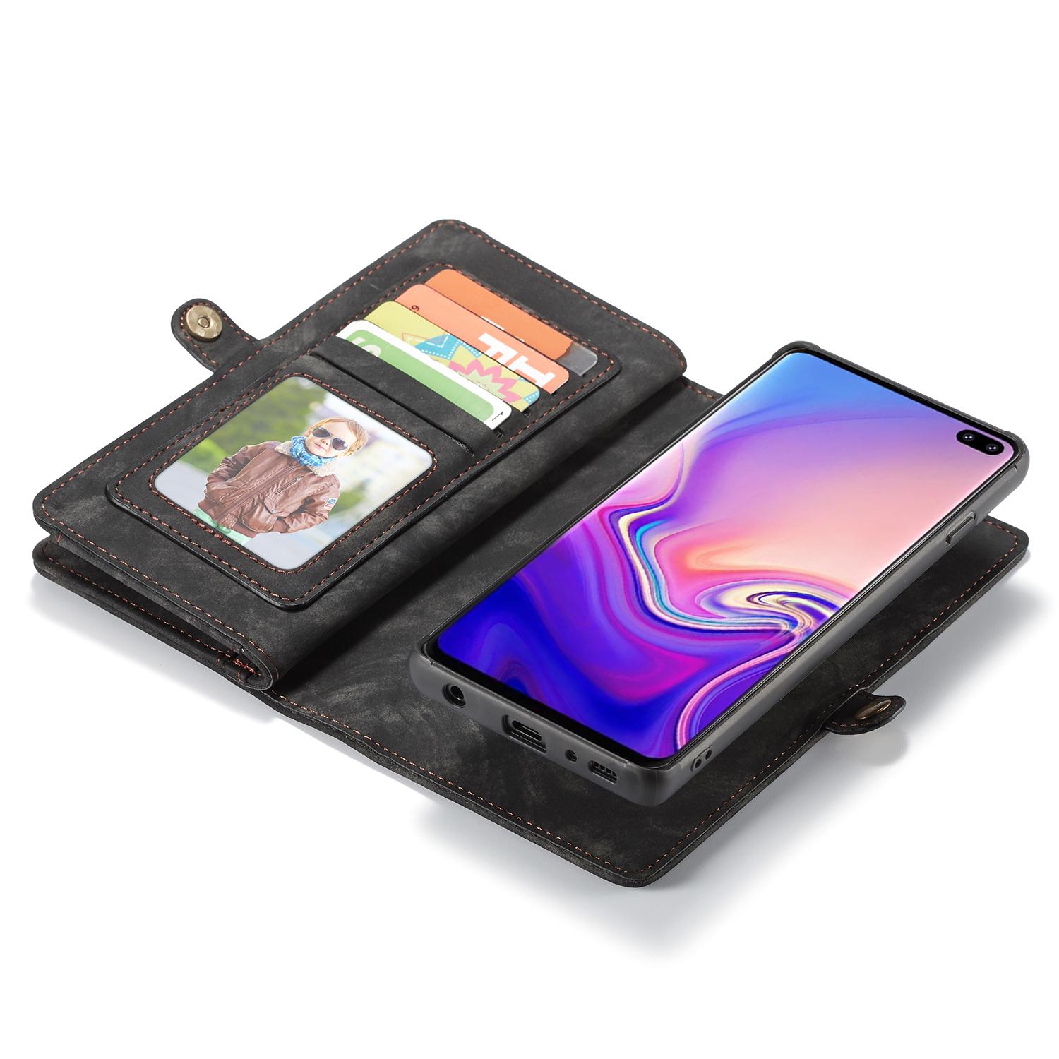 Multi-slot Mobiltaske Samsung Galaxy S10 Plus Grå