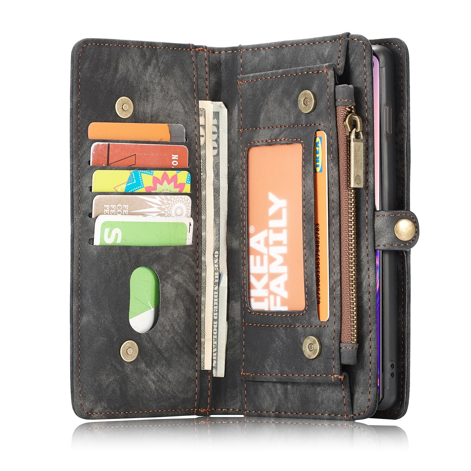 Multi-slot Mobiltaske Samsung Galaxy S10 Plus Grå