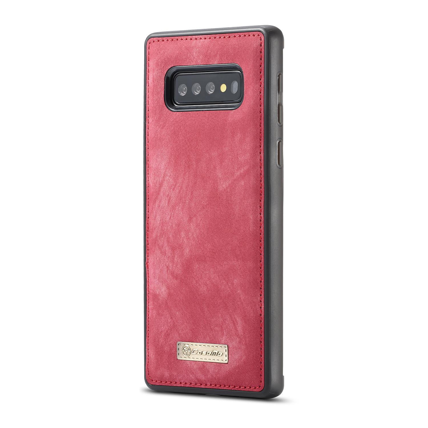 Multi-slot Mobiltaske Samsung Galaxy S10 Plus Rød