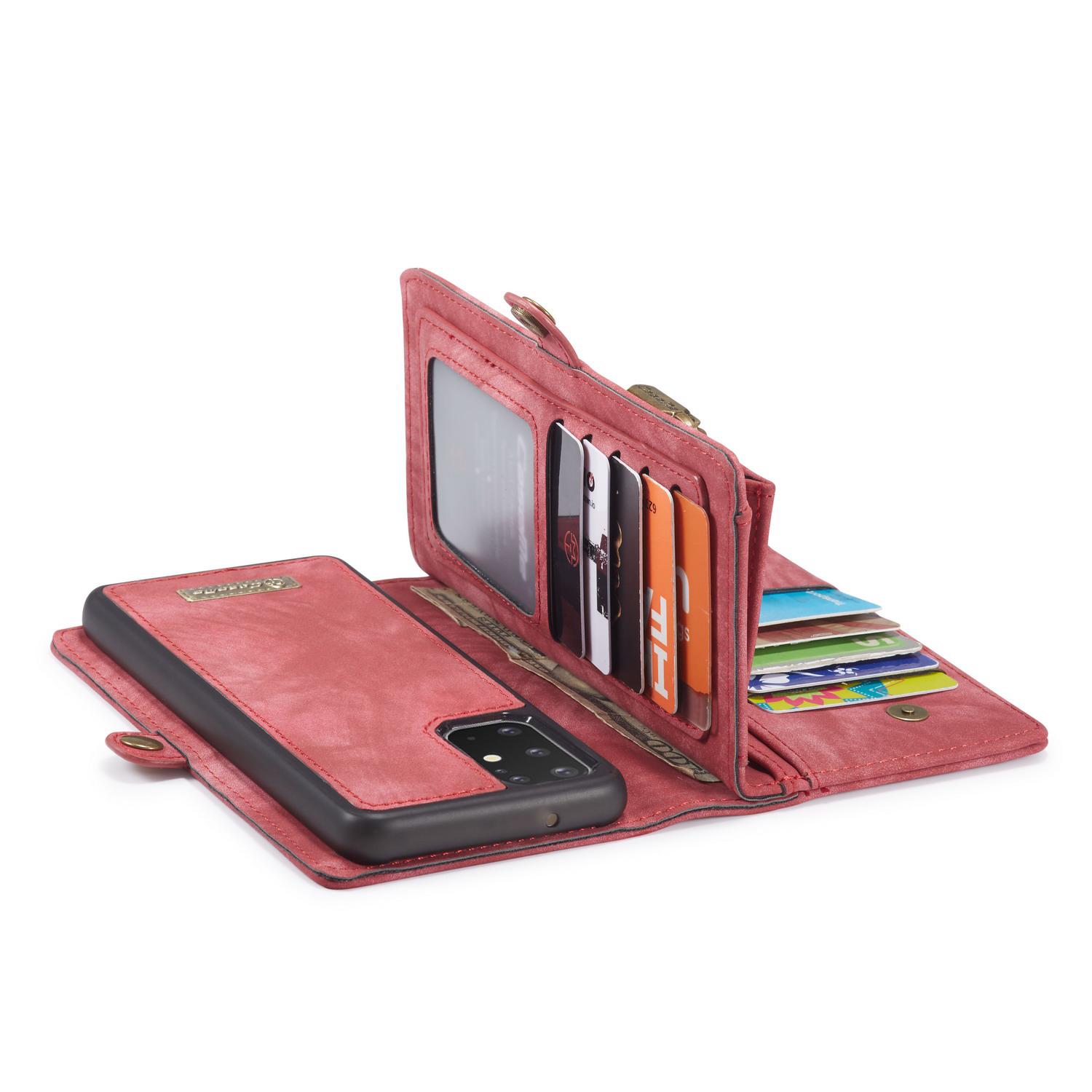 Multi-slot Mobiltaske Galaxy S20 Plus rød