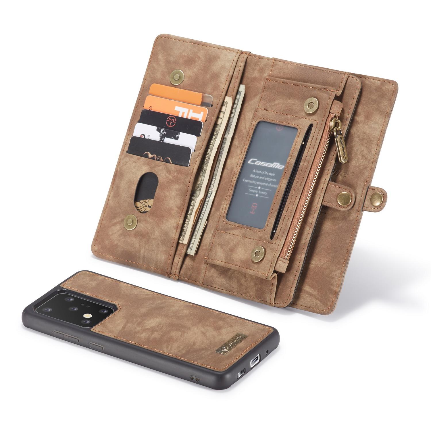 Multi-slot Mobiltaske Samsung Galaxy S20 Ultra Brun