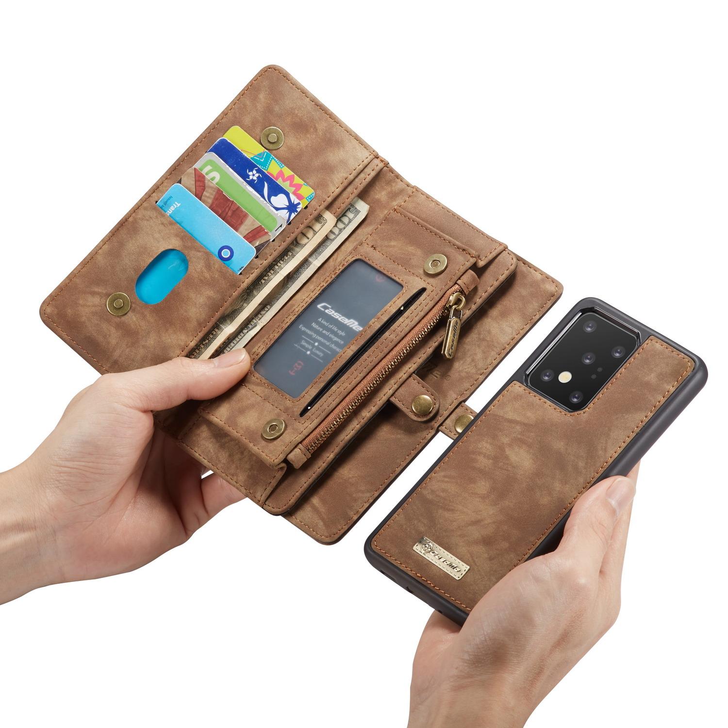 Multi-slot Mobiltaske Samsung Galaxy S20 Ultra Brun