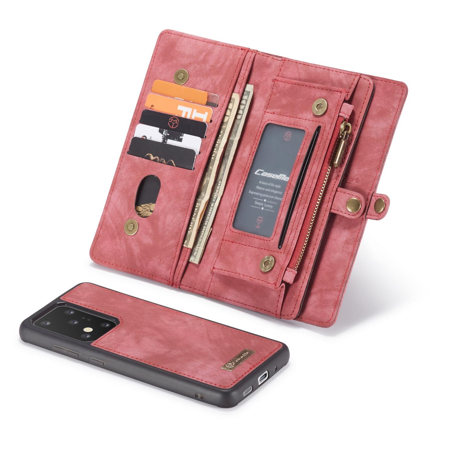 Multi-slot Mobiltaske Galaxy S20 Ultra rød