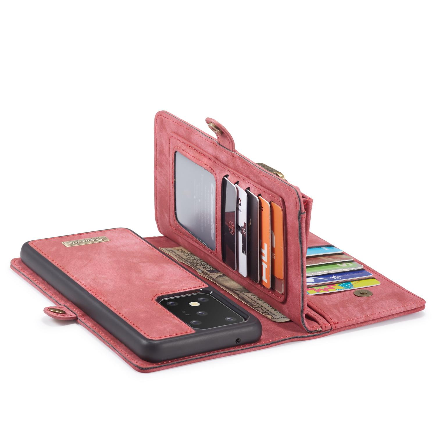 Multi-slot Mobiltaske Samsung Galaxy S20 Ultra Rød