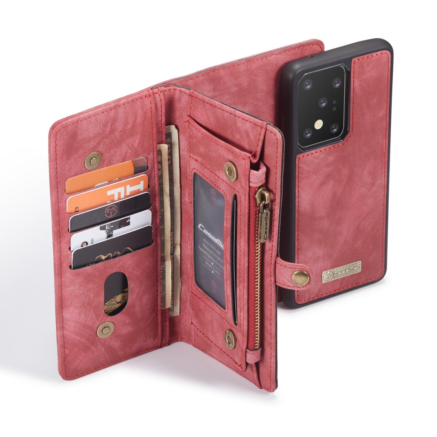 Multi-slot Mobiltaske Samsung Galaxy S20 Ultra Rød