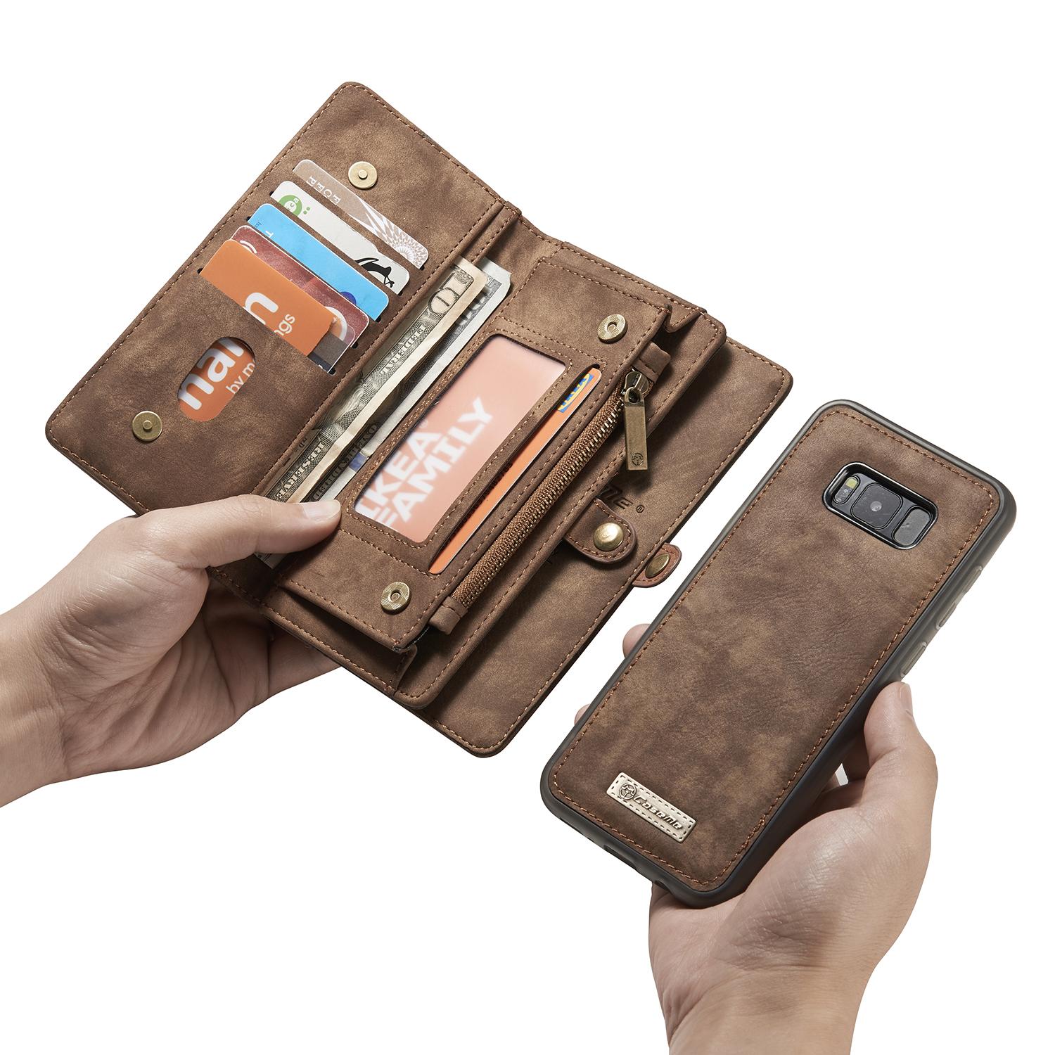 Multi-slot Mobiltaske Samsung Galaxy S8 Brun