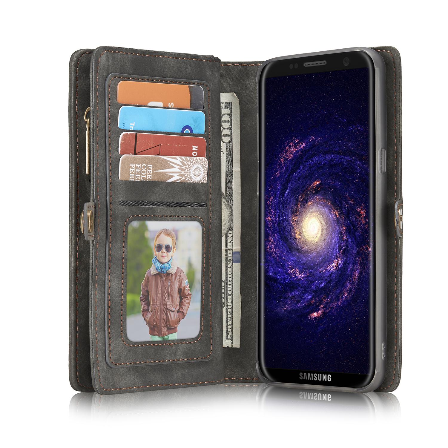 Multi-slot Mobiltaske Samsung Galaxy S8 Plus Grå