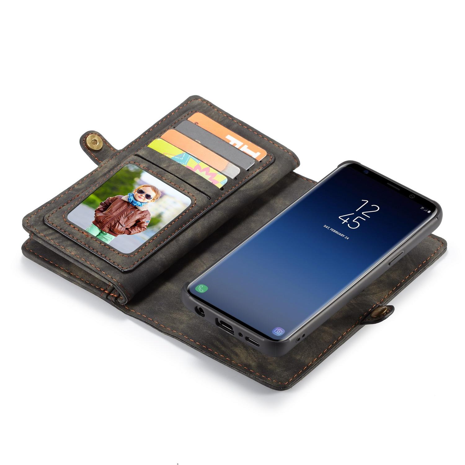 Multi-slot Mobiltaske Samsung Galaxy S9 Plus Grå