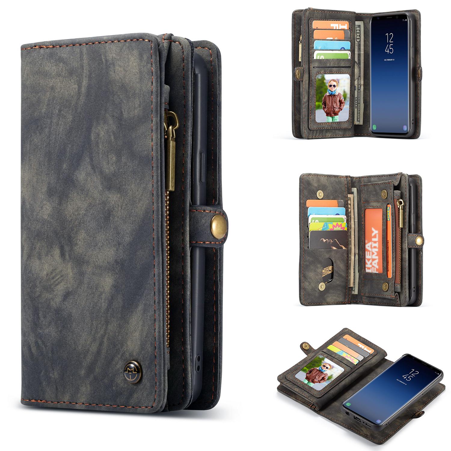 Multi-slot Mobiltaske Samsung Galaxy S9 Plus Grå