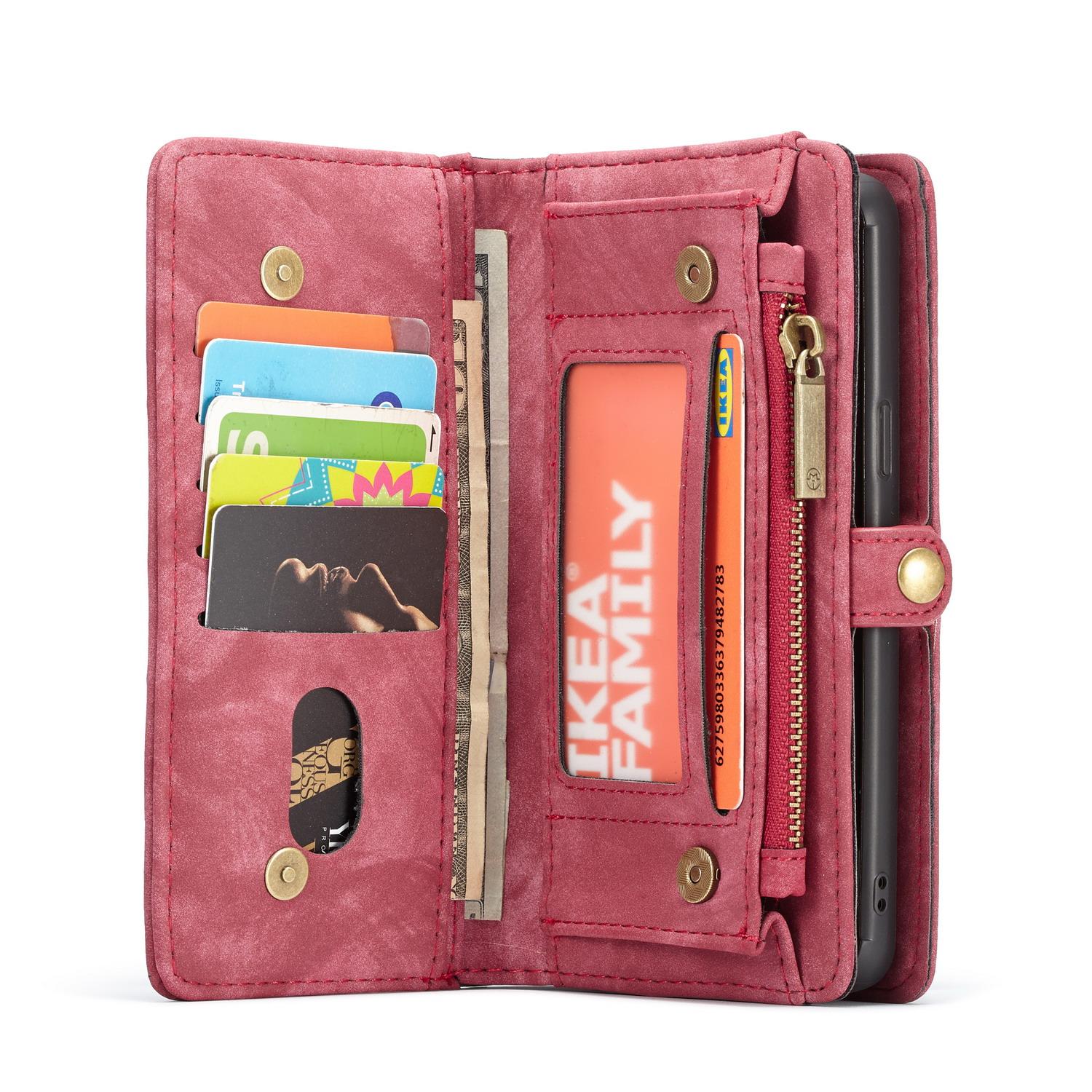 Multi-slot Mobiltaske Samsung Galaxy S9 Plus Rød