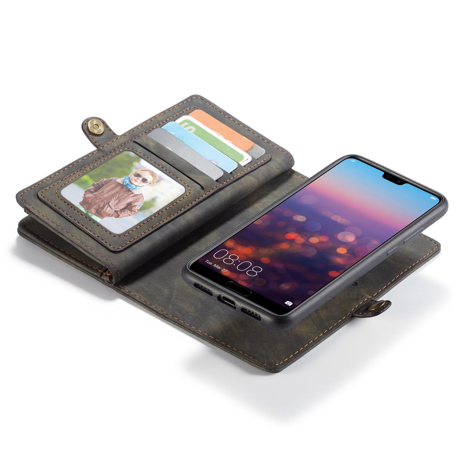 Multi-slot Mobiltaske Huawei P20 Lite Grå