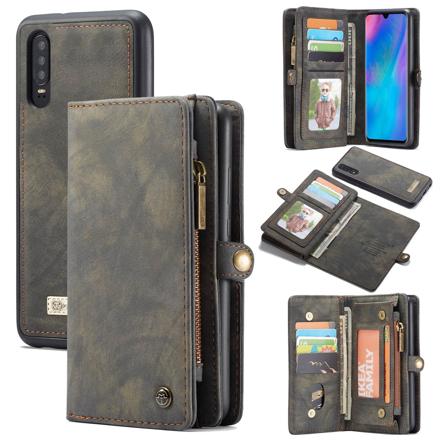 Multi-slot Mobiltaske Huawei P30 Grå