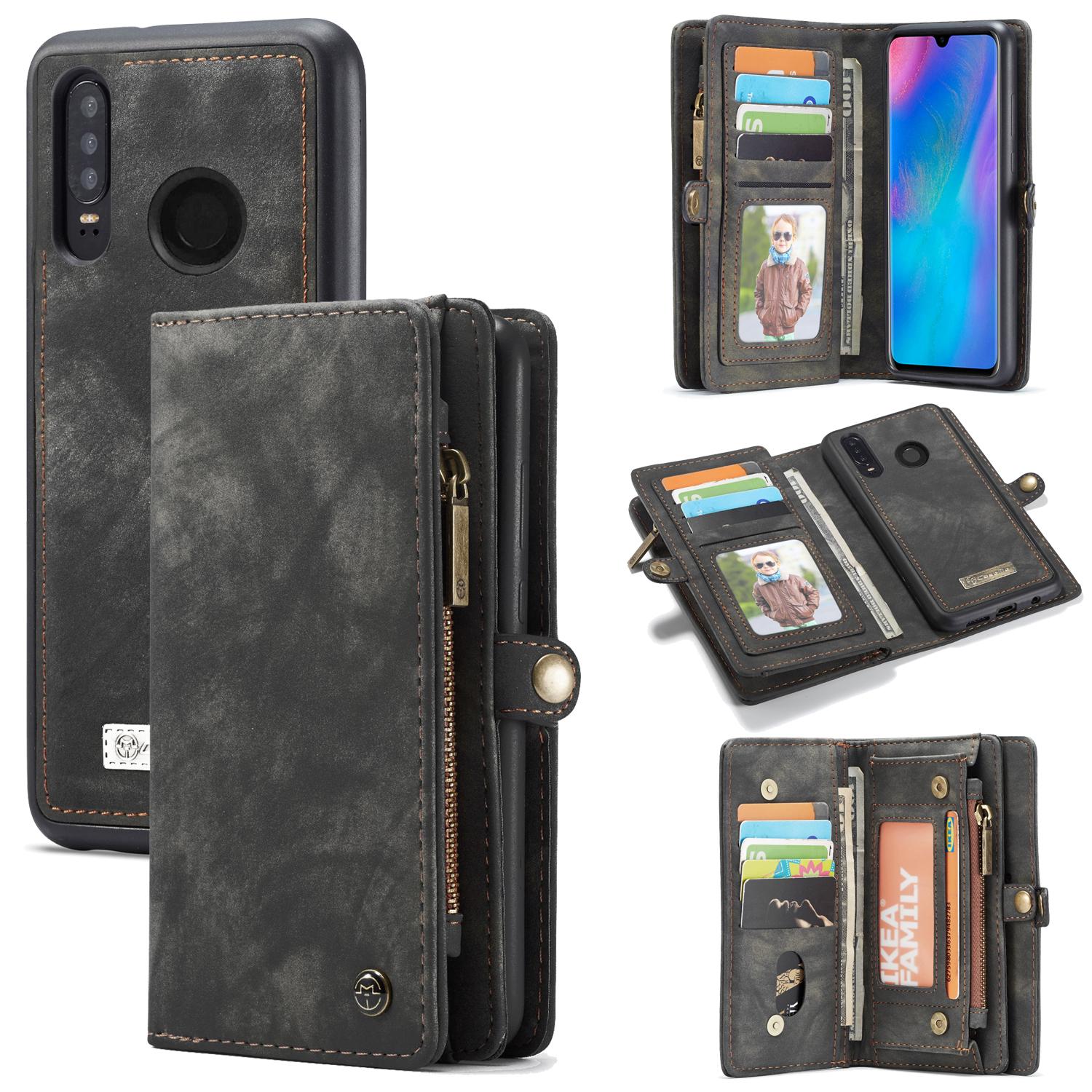Multi-slot Mobiltaske Huawei P30 Lite Grå