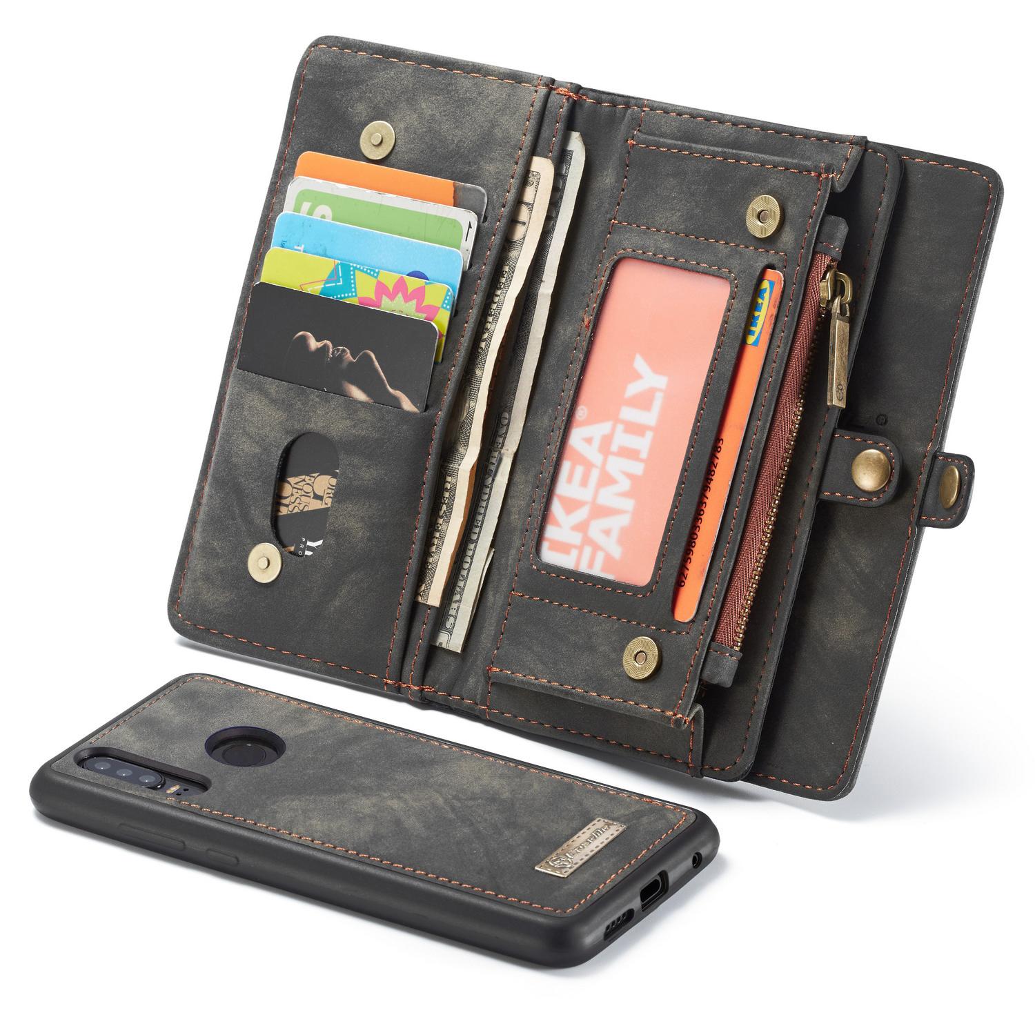 Multi-slot Mobiltaske Huawei P30 Lite Grå