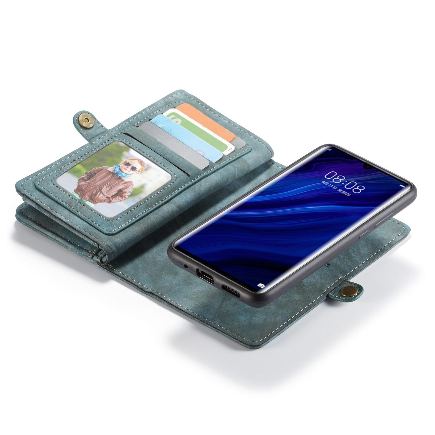 Multi-slot Mobiltaske Huawei P30 Pro blå