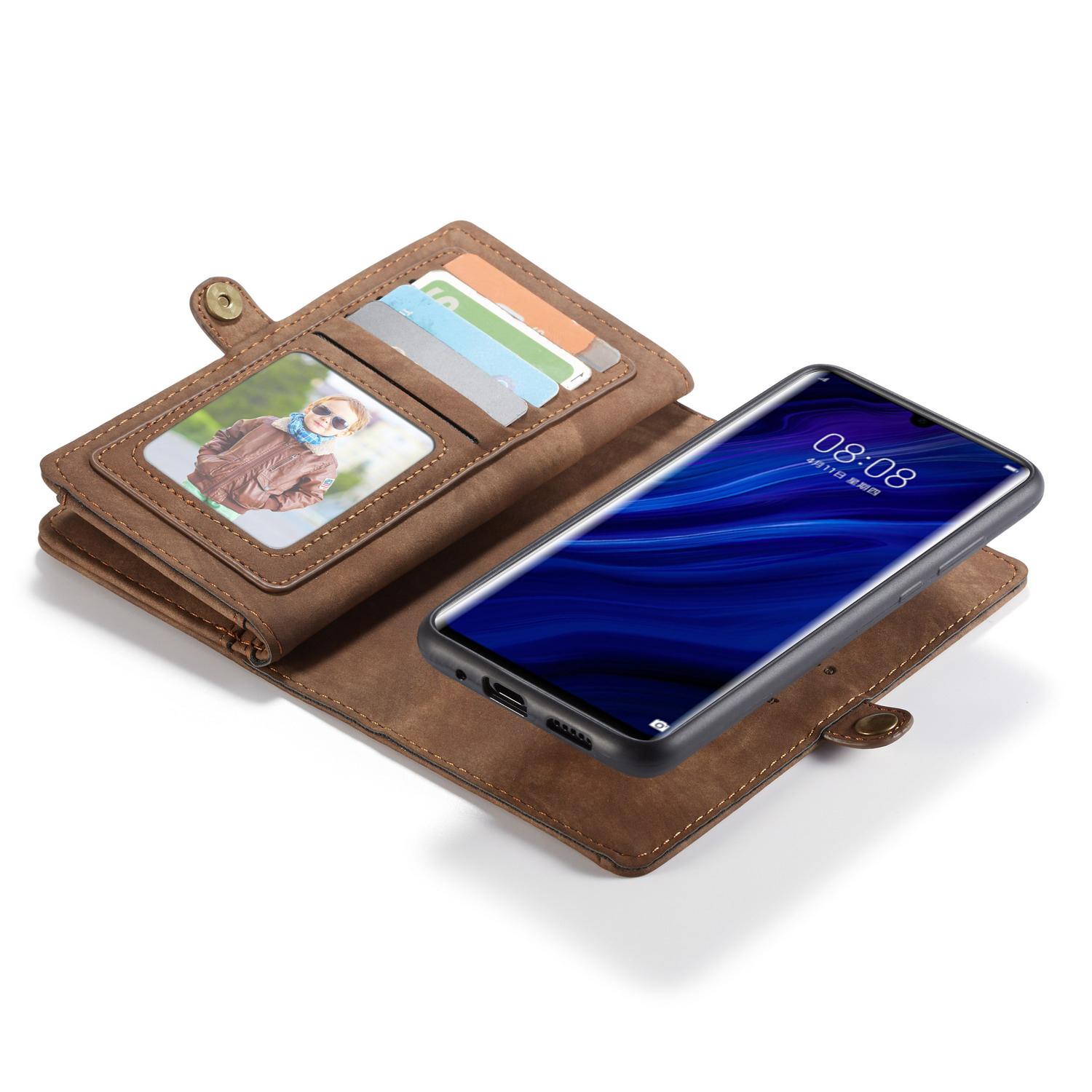Multi-slot Mobiltaske Huawei P30 Pro Brun