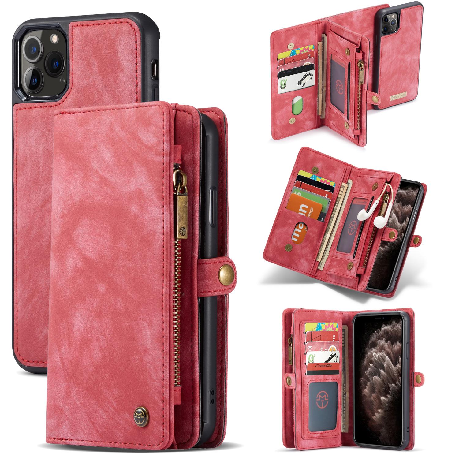 Multi-slot Mobiltaske iPhone 11 Pro Max rød