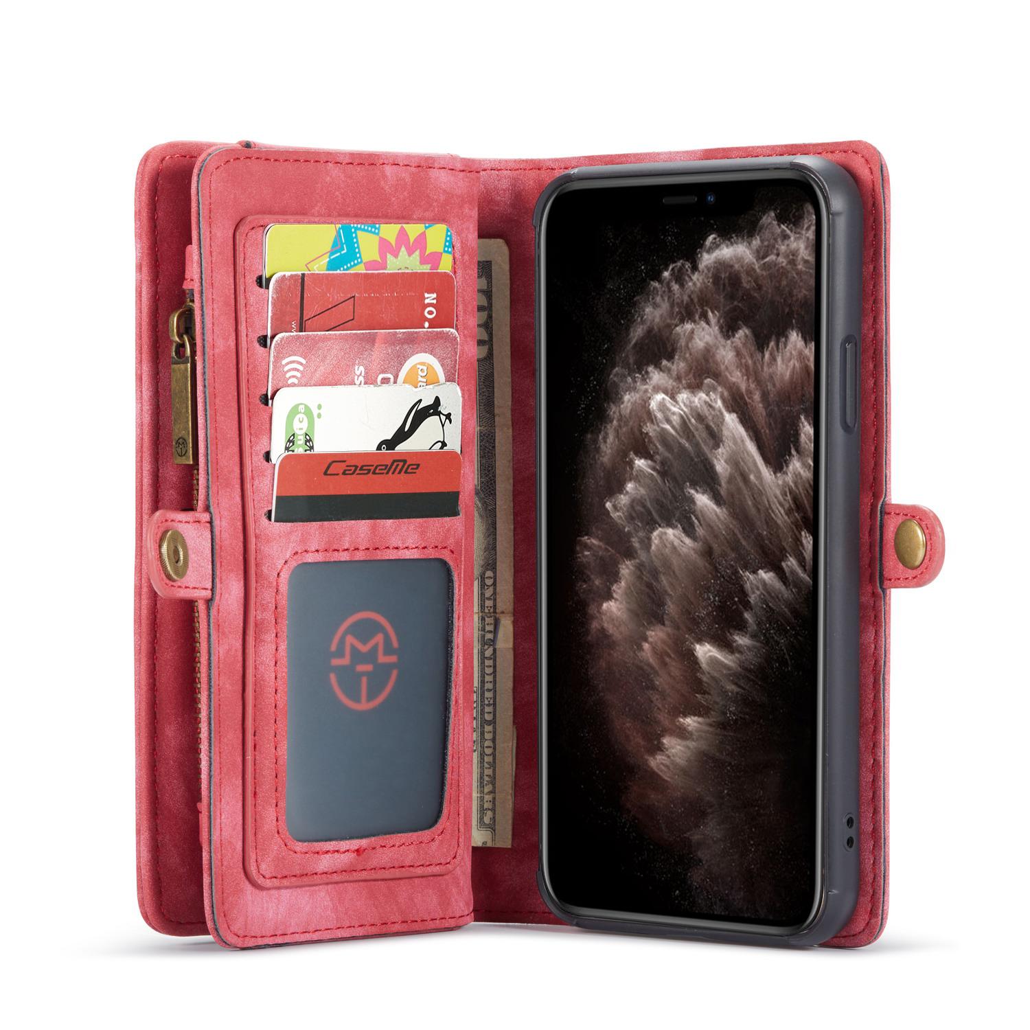 Multi-slot Mobiltaske iPhone 11 Pro Max rød