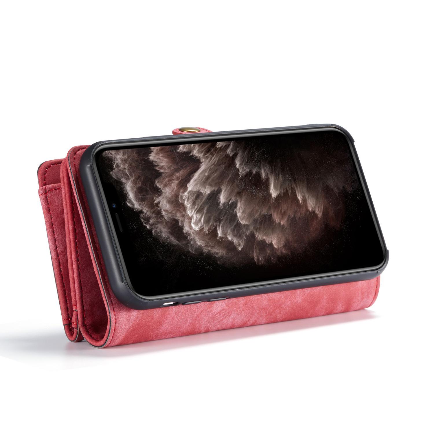 Multi-slot Mobiltaske iPhone 11 rød