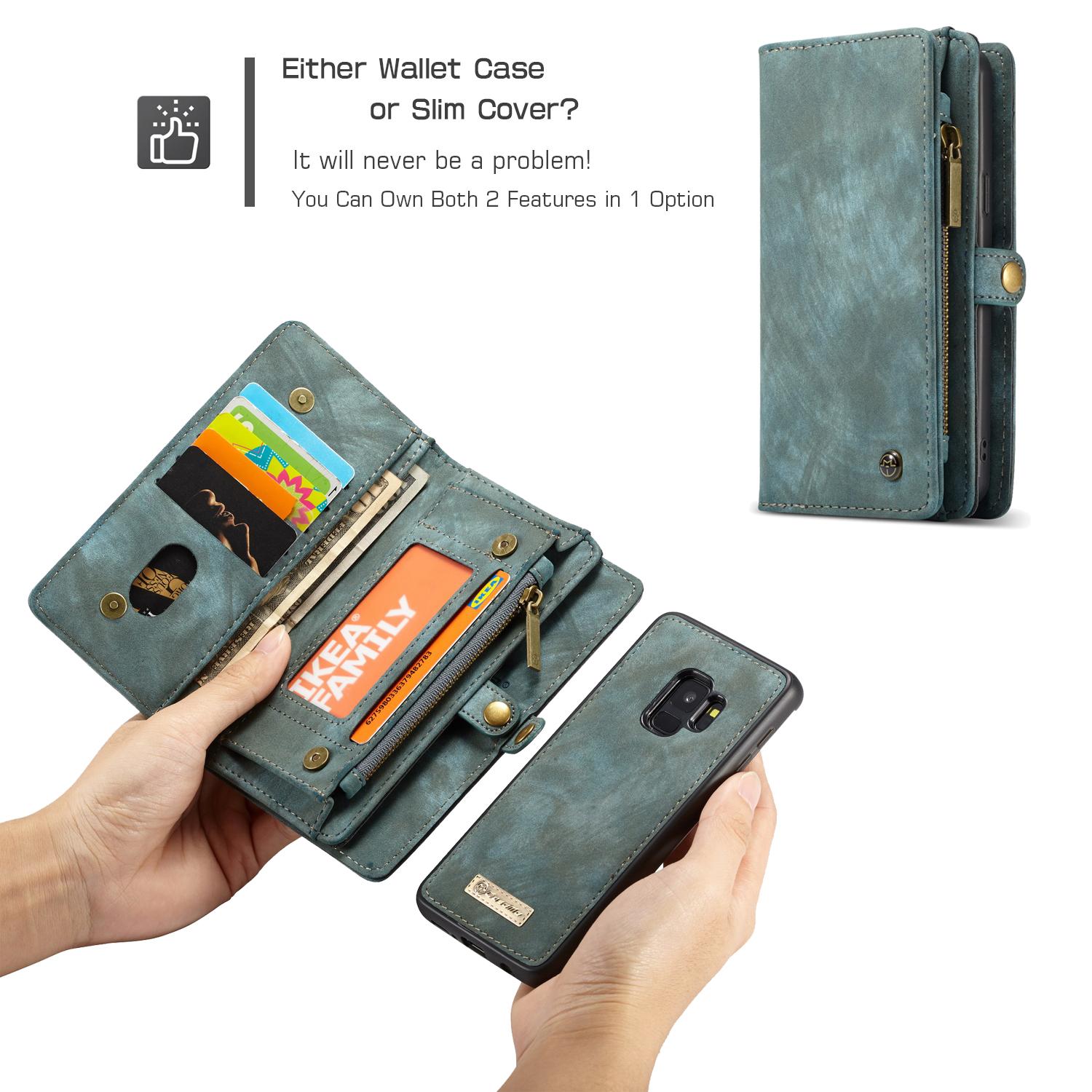 Multi-slot Mobiltaske Samsung Galaxy S9 Blå