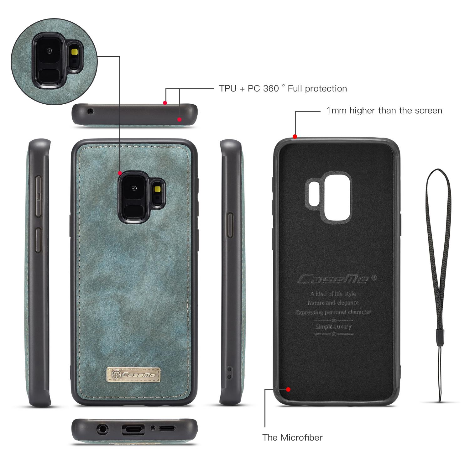 Multi-slot Mobiltaske Samsung Galaxy S9 Blå