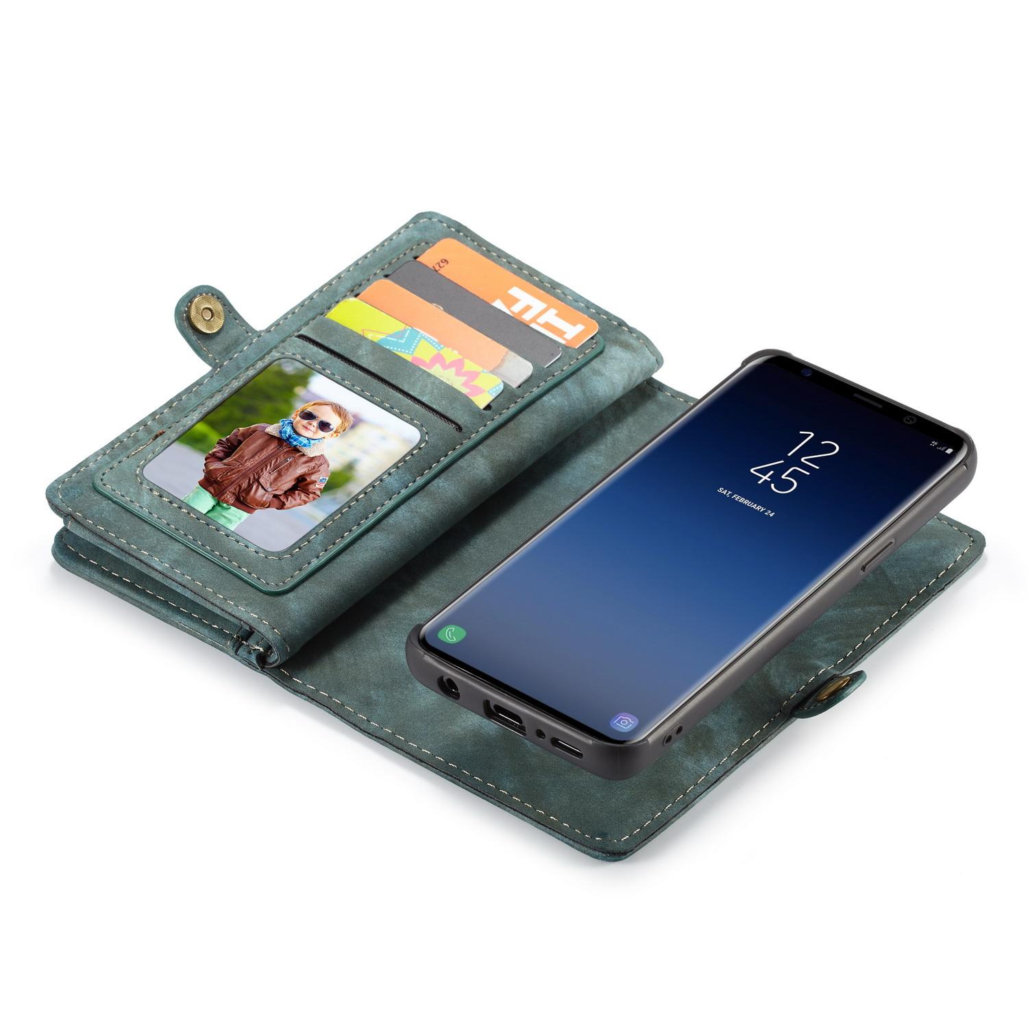Multi-slot Mobiltaske Samsung Galaxy S9 blå
