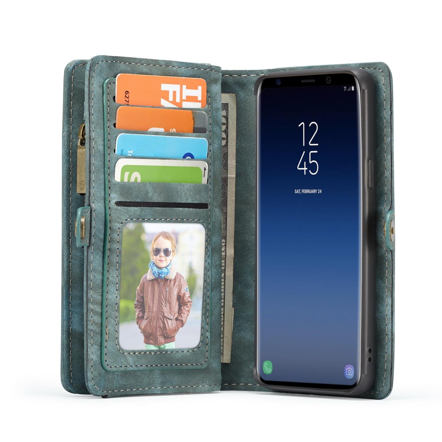 Multi-slot Mobiltaske Samsung Galaxy S9 blå