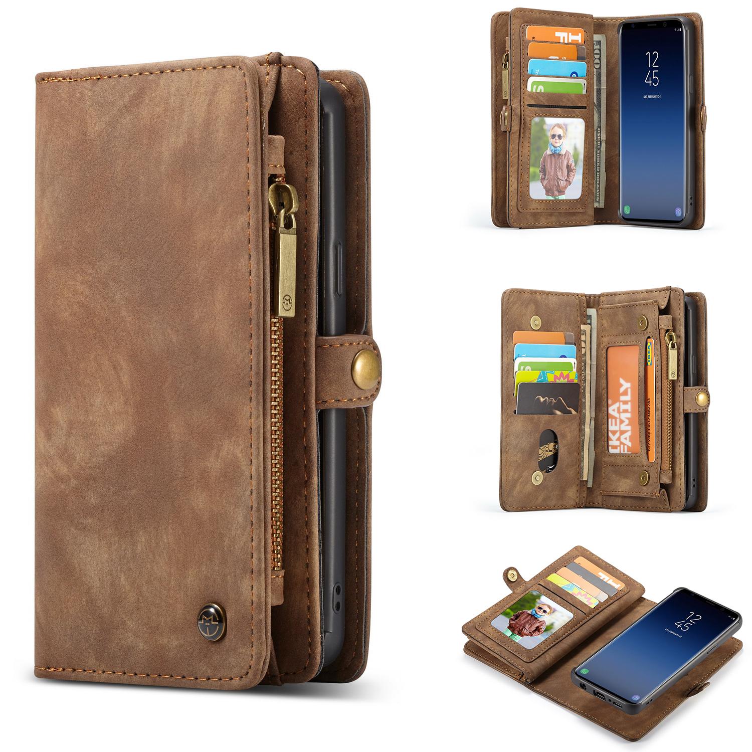Multi-slot Mobiltaske Samsung Galaxy S9 Brun