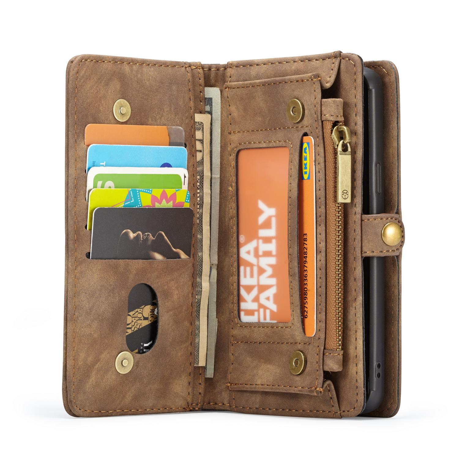 Multi-slot Mobiltaske Samsung Galaxy S9 Brun