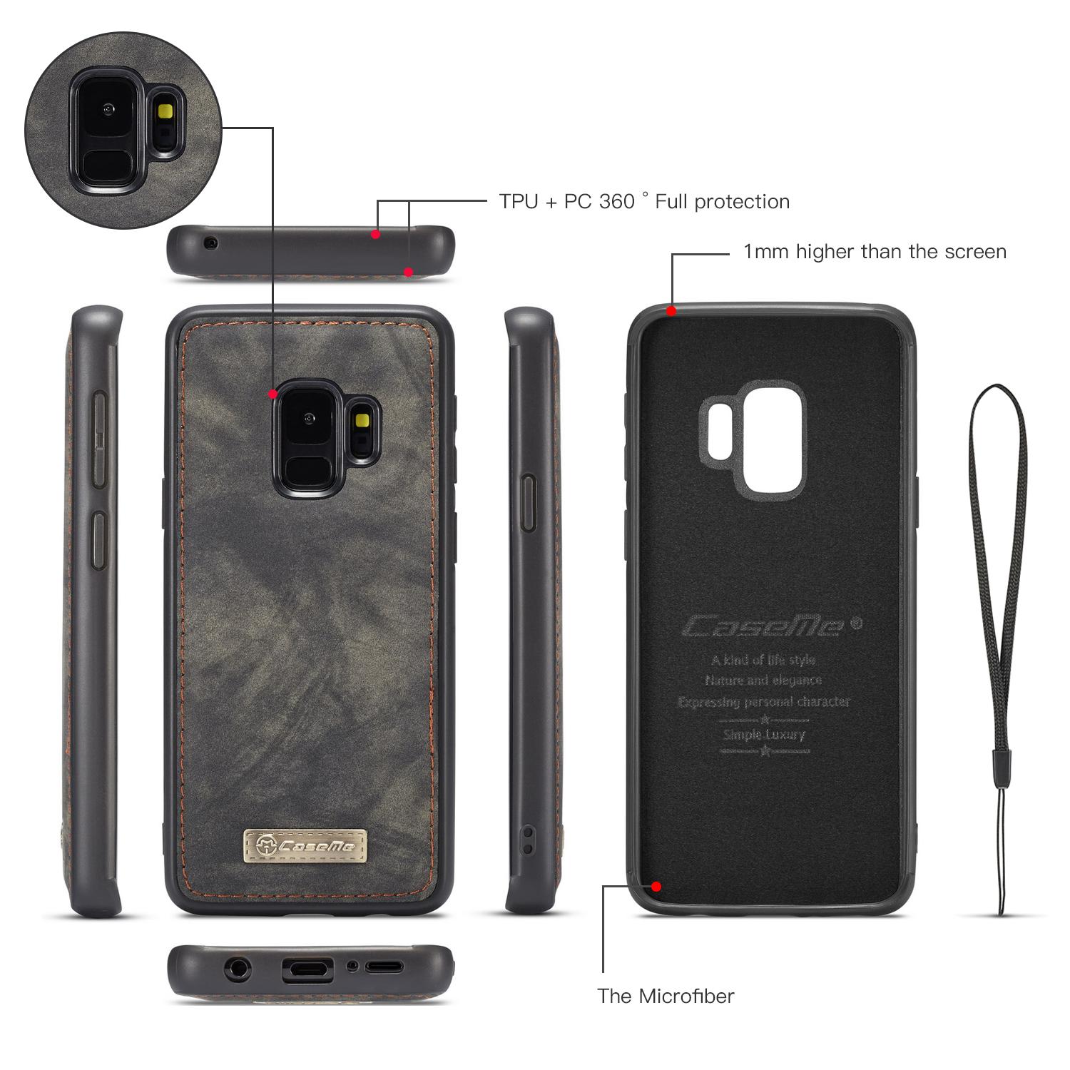 Multi-slot Mobiltaske Samsung Galaxy S9 grå