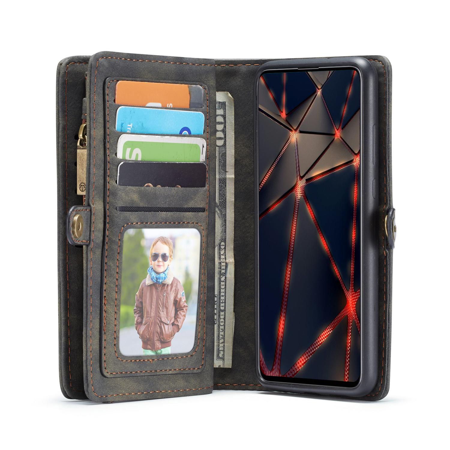 Multi-slot Mobiltaske Samsung Galaxy A51 Grå