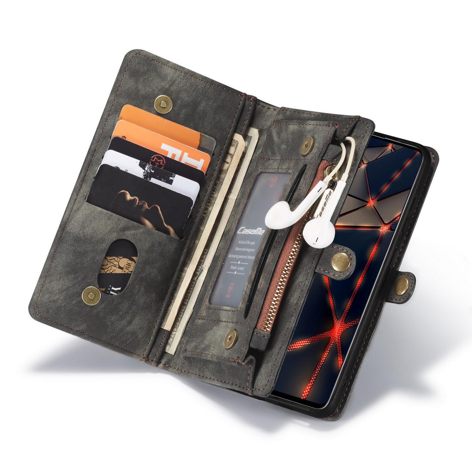 Multi-slot Mobiltaske Samsung Galaxy A51 Grå