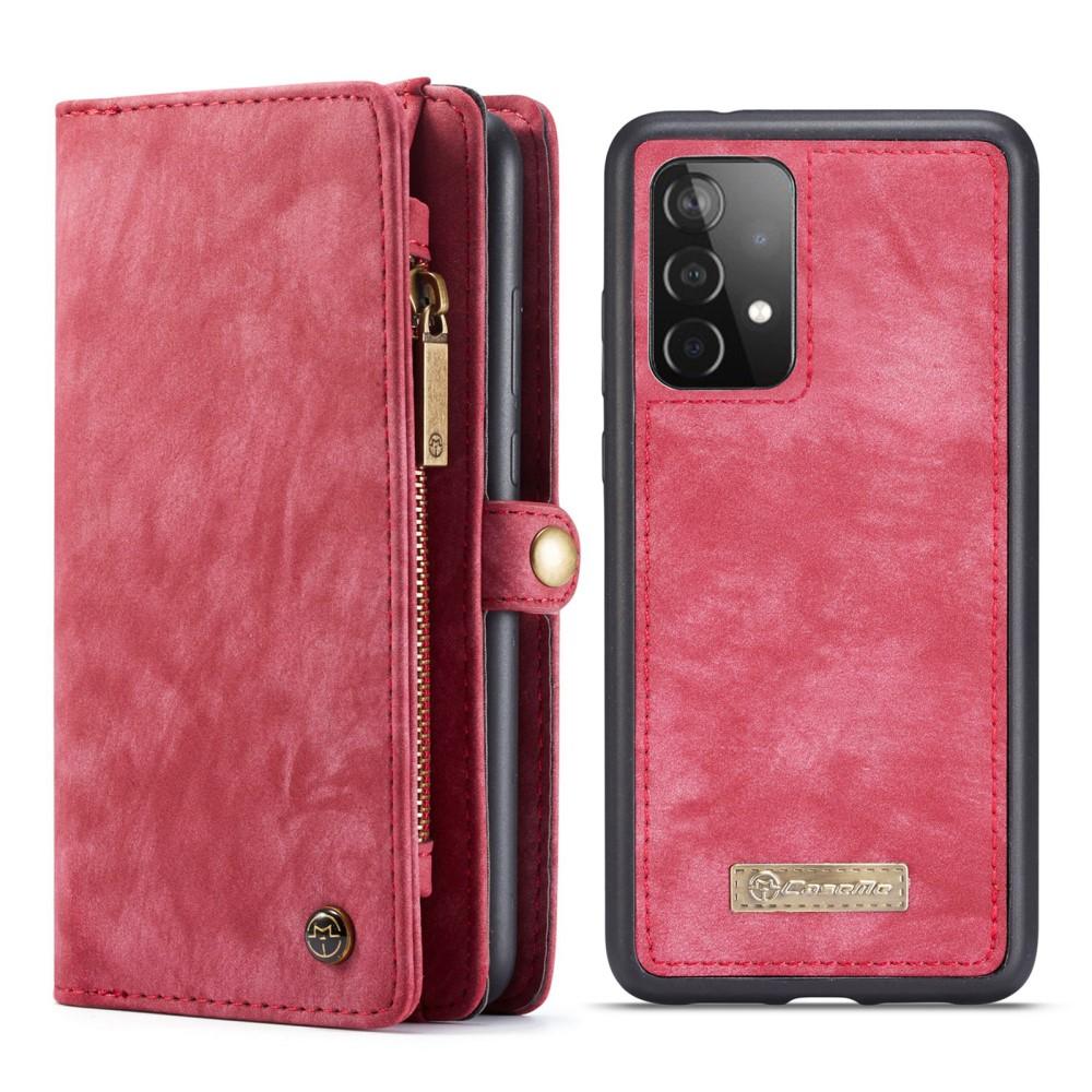 Multi-slot Mobiltaske Galaxy A52/A52s rød