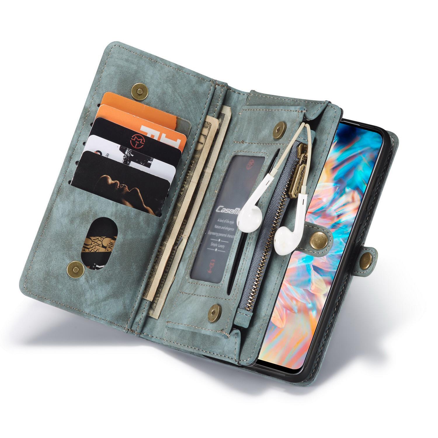 Multi-slot Mobiltaske Samsung Galaxy A71 Blå
