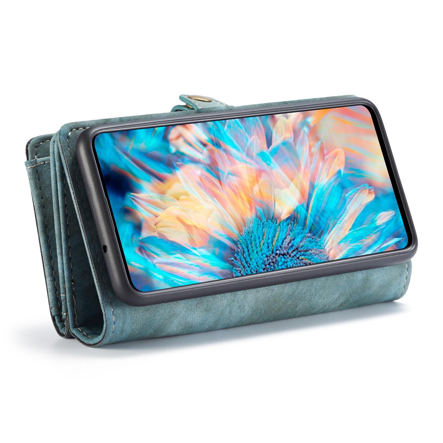 Multi-slot Mobiltaske Samsung Galaxy A71 Blå