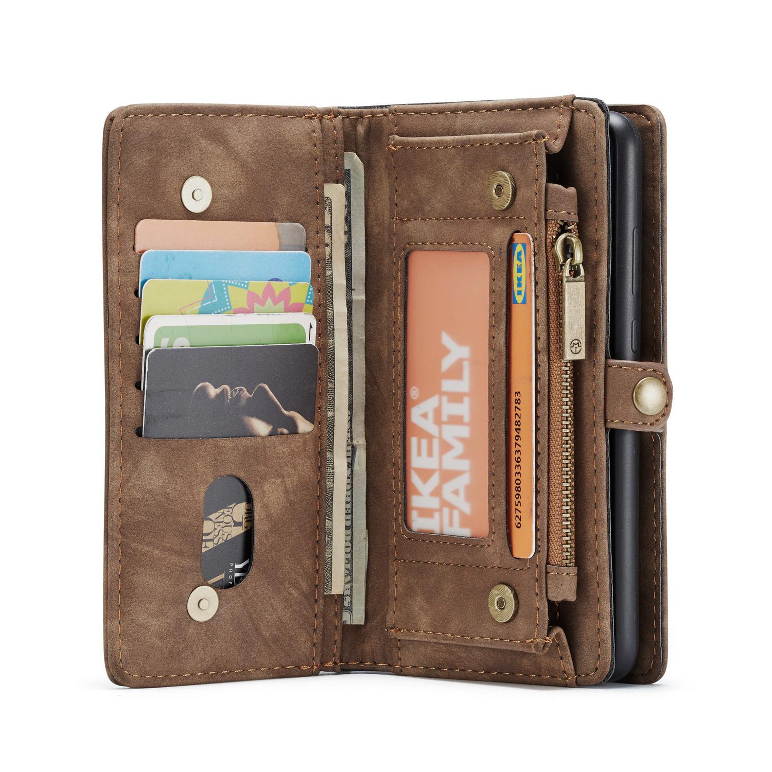 Multi-slot Mobiltaske Samsung Galaxy A71 Brun
