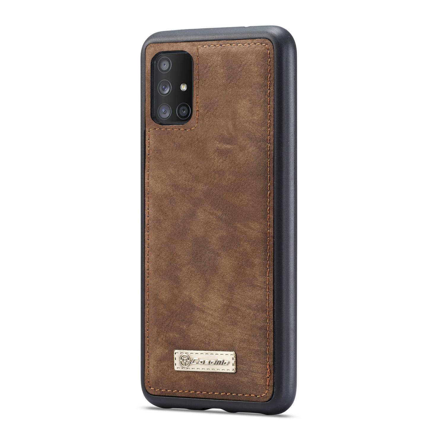 Multi-slot Mobiltaske Samsung Galaxy A71 Brun