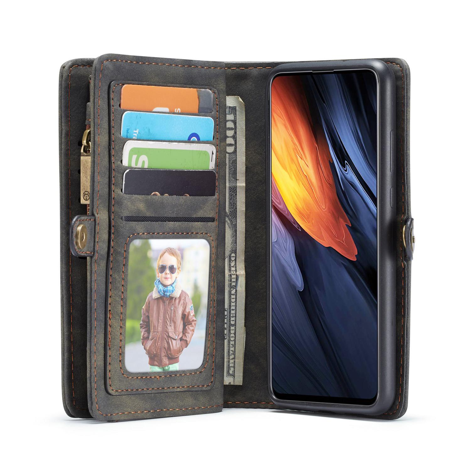 Multi-slot Mobiltaske Samsung Galaxy A71 Grå