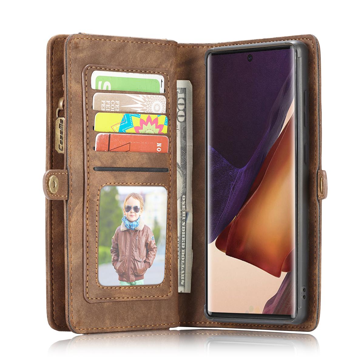 Multi-slot Mobiltaske Galaxy Note 20 Ultra brun