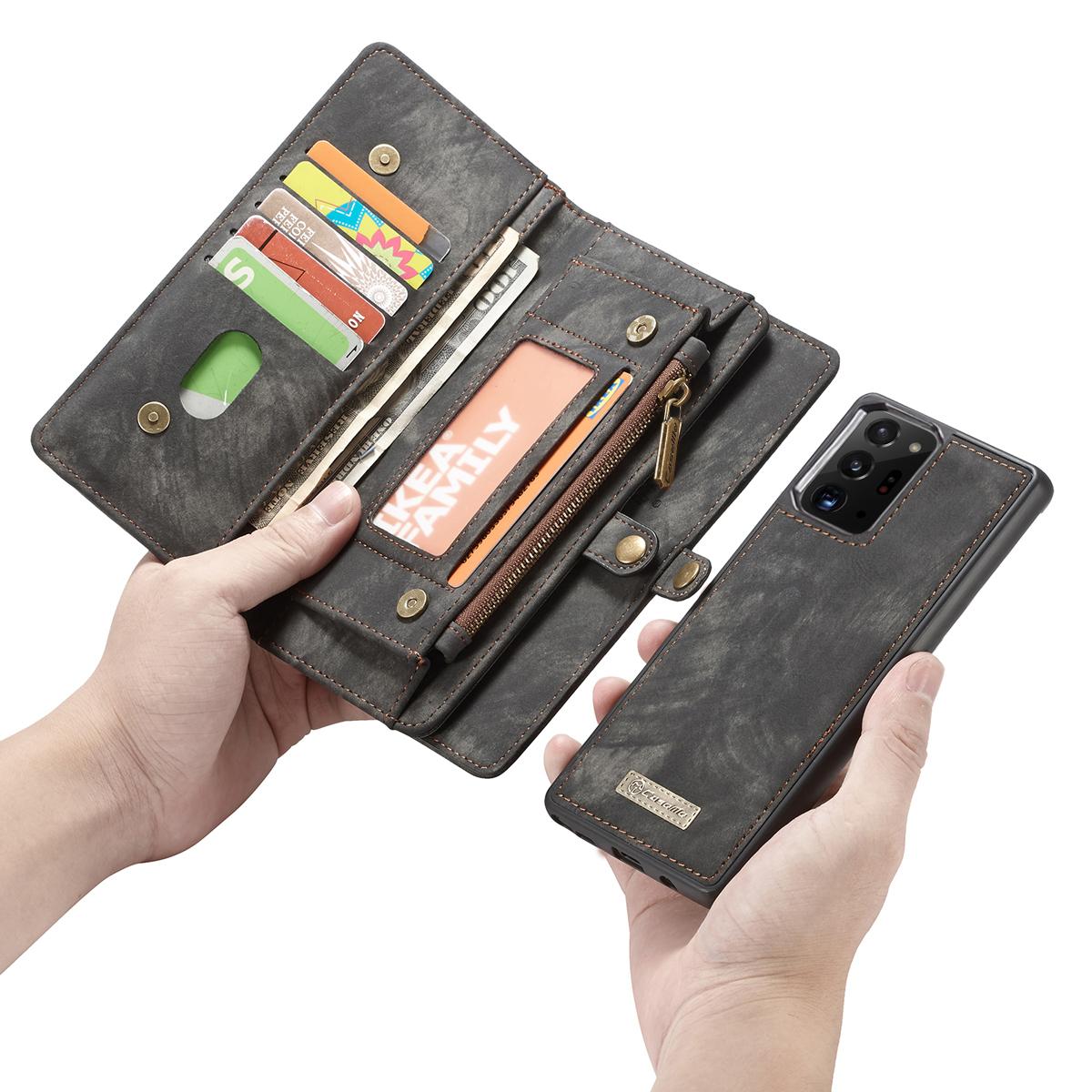 Multi-slot Mobiltaske Samsung Galaxy Note 20 Ultra Grå
